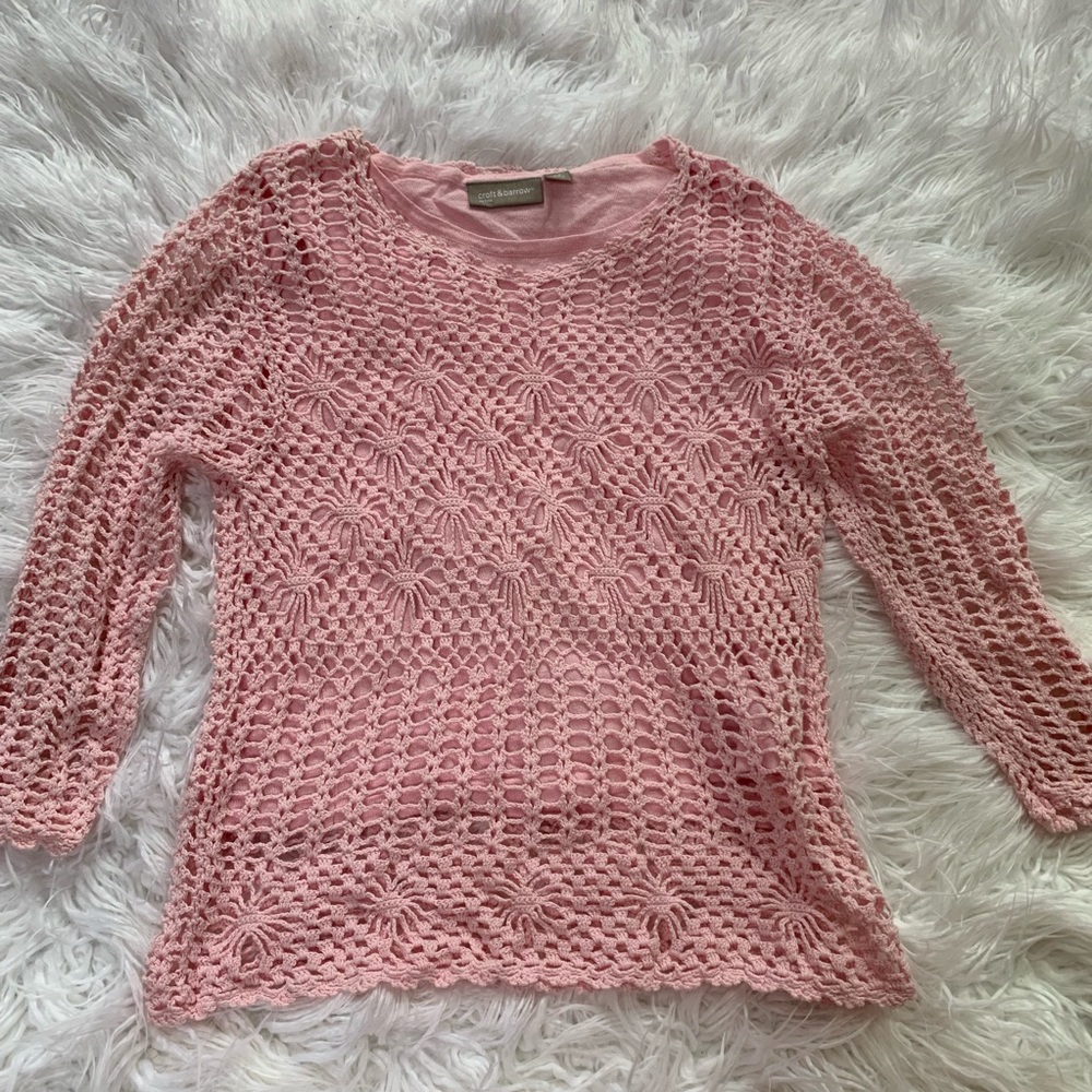 Croft & Barrow Sweater Pink SP